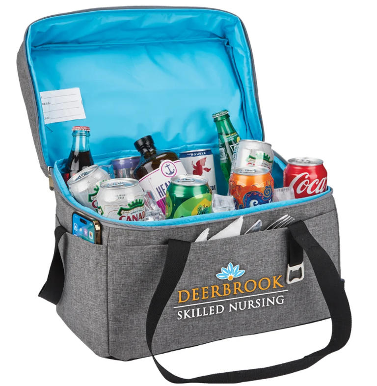 Custom rPET 36-Can Flip-Top Cooler Bag