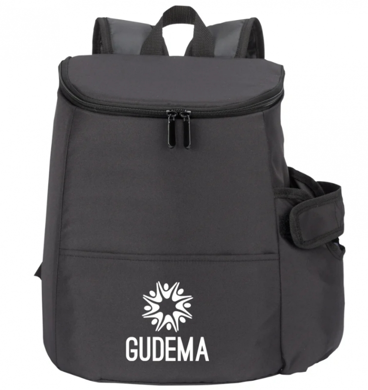 Custom 12-Can Backpack Cooler with Tumbler Pocket