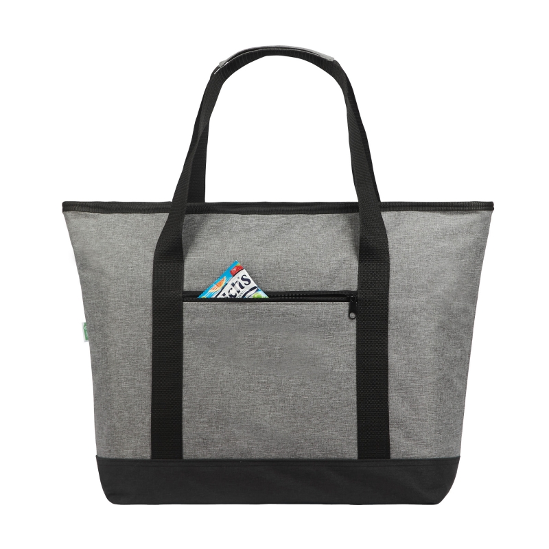Custom rPET 24-Can Cooler Tote Bag