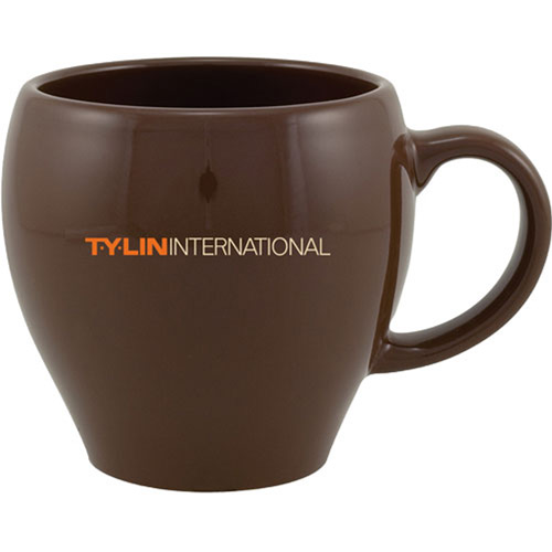 Round Ceramic Mug (15 Oz.)