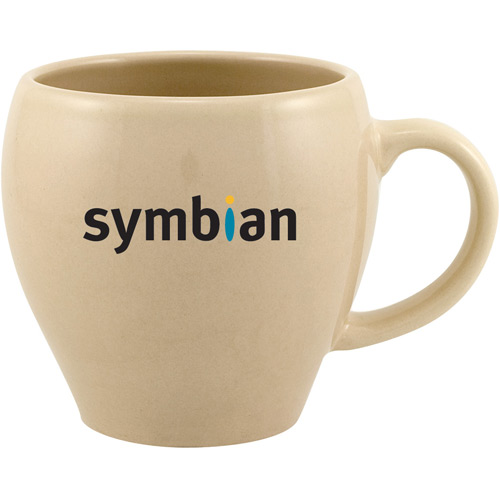 Round Ceramic Mug (15 Oz.)
