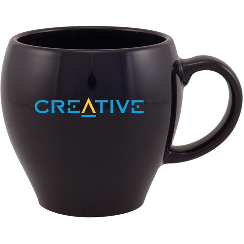 Round Ceramic Mug (15 Oz.)