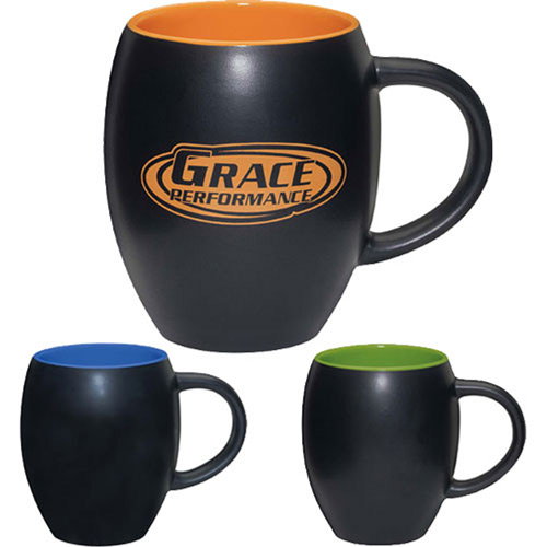 Matte Barrel with Color Mug (17 Oz.)