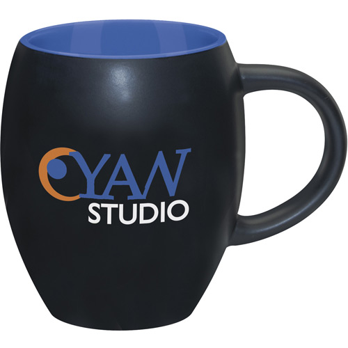 Matte Barrel with Color Mug (17 Oz.)