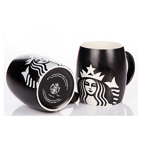 Round Ceramic Mug, Starbuk mug