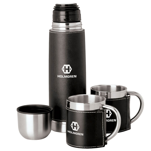 Steel Flask and Cup Set