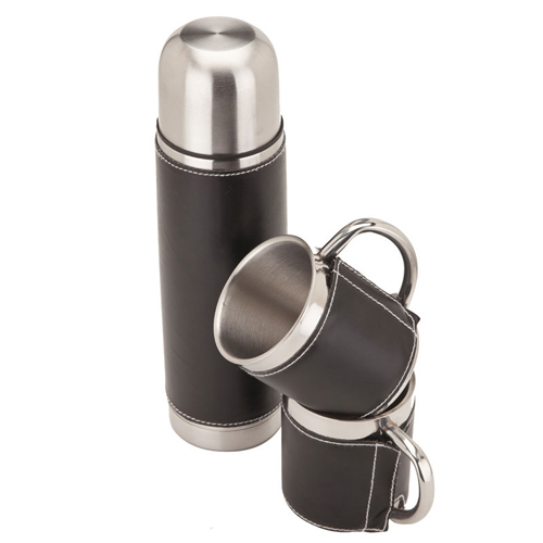 Steel Flask and Cup Set