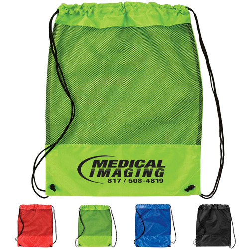 Mesh Cinch/ Drawstring Backpack
