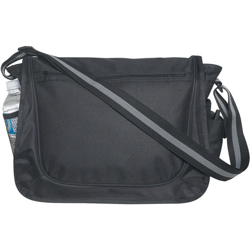 Messenger Bag with Matching Striped Handle