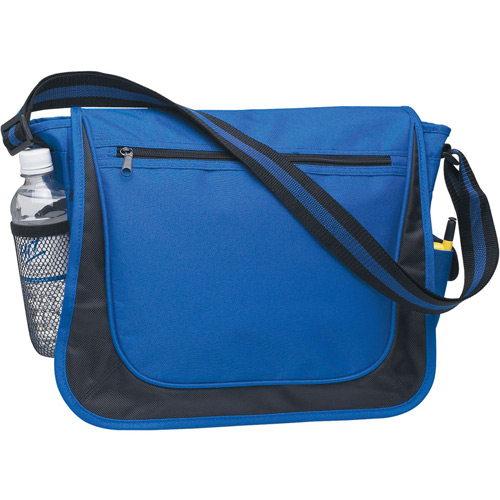 Messenger Bag with Matching Striped Handle