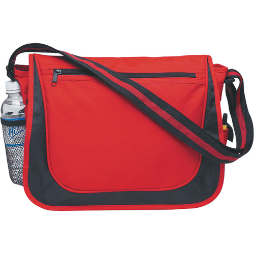 Messenger Bag with Matching Striped Handle