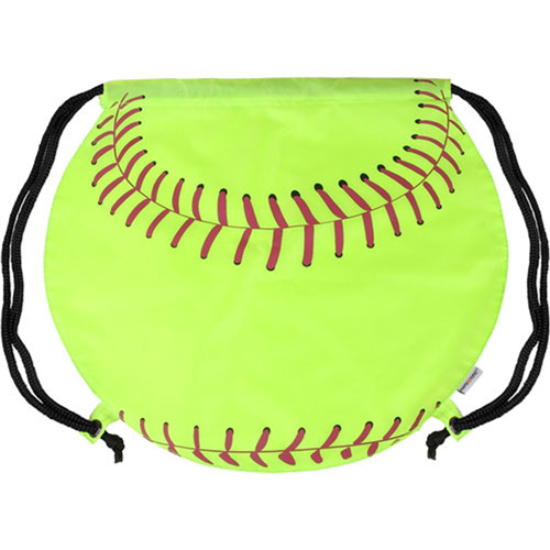 Softball Drawstring Backpack