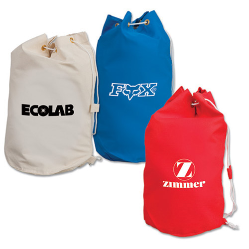 Drawstring Cotton Barrel Bag