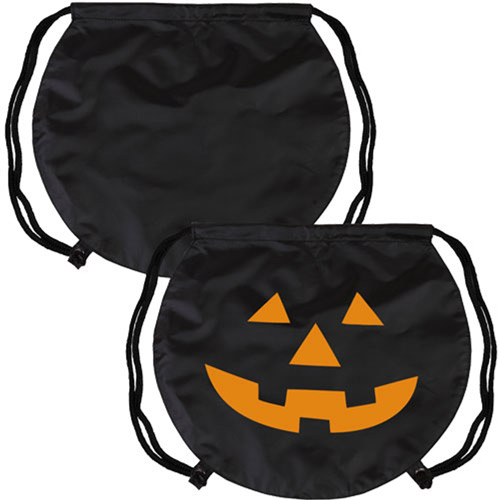 PartyTime Pumpkin Drawstring Backpack