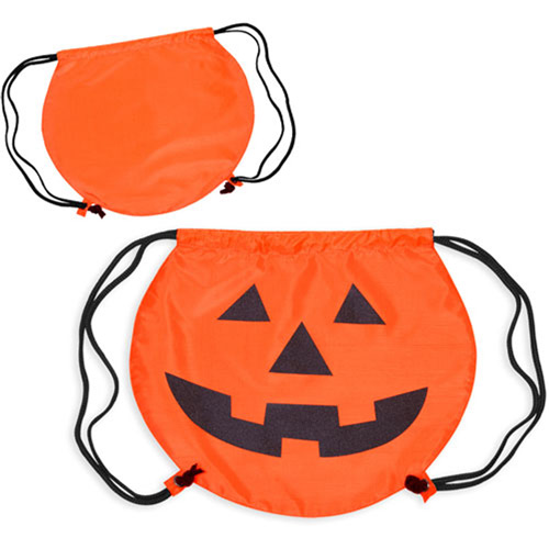 PartyTime Pumpkin Drawstring Backpack