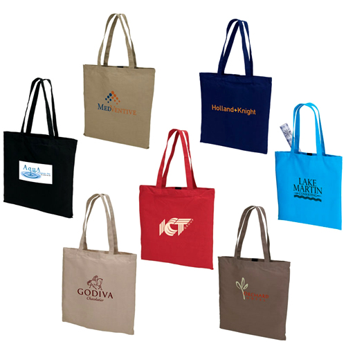 Colored Cotton Tote