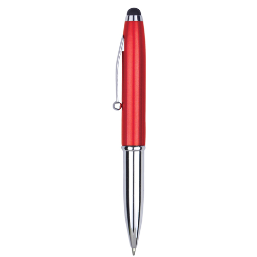 3-in-1 stylus metal ballpoint pen, Stylus & LED flashlight