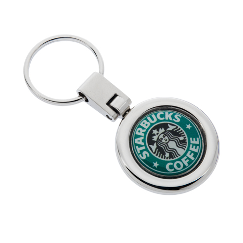 Genoa Epoxy Dome Keychain