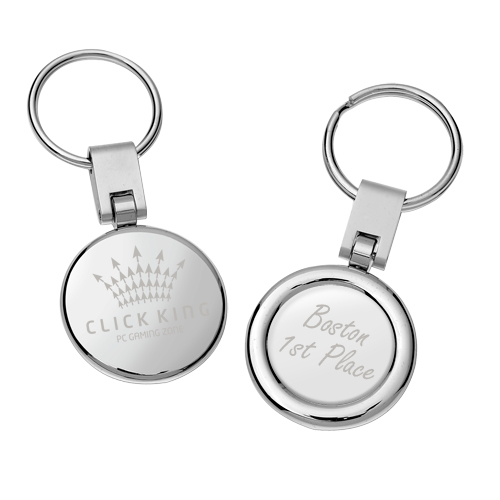 Genoa Epoxy Dome Keychain