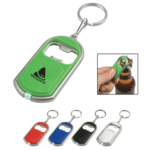 Bottle Opener Key Chain With LED Light