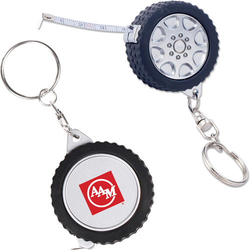Tire Tape Measure Key Chain
