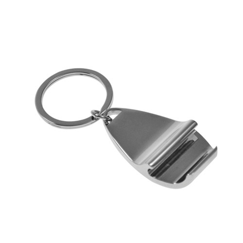 Silver Bottle Opener Keychain