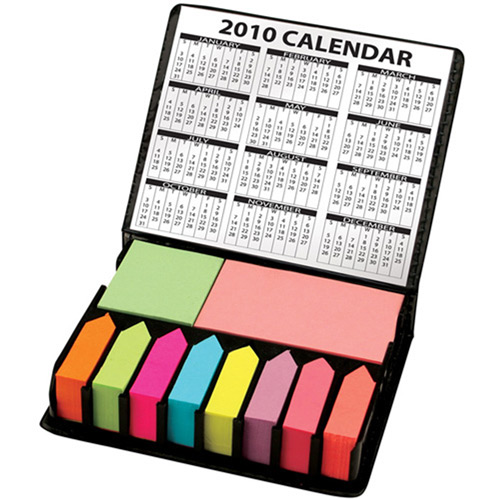 Flag And Sticky Note Pad Caddy (13 Piece)
