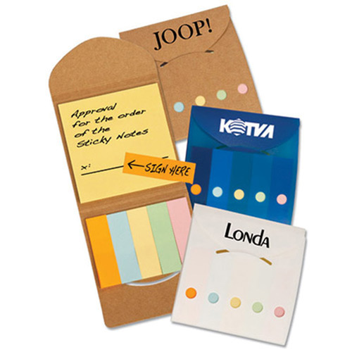 Recycled Pocket Sticky Note Caddy