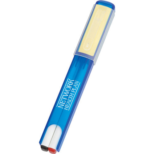 Dual Pen with Case and Sticky Note