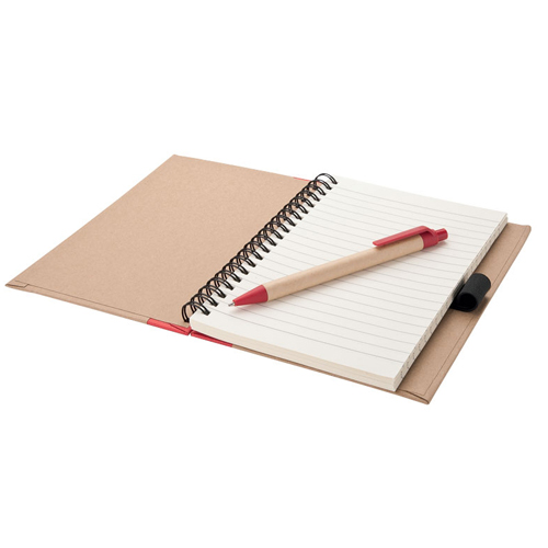 Recycled Notebook & Pen