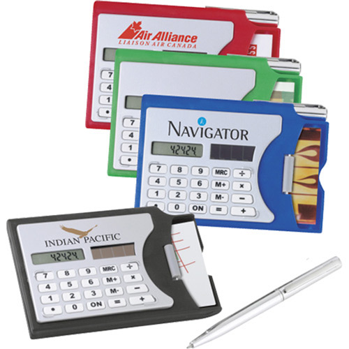Calculator/Business Card Holder