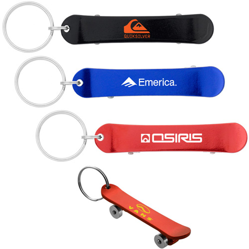 Skateboard Bottle Opener Key Chain