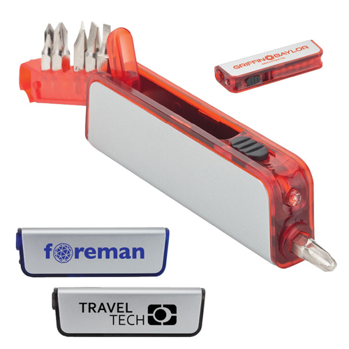 Screwdriver Set with LED Flashlight