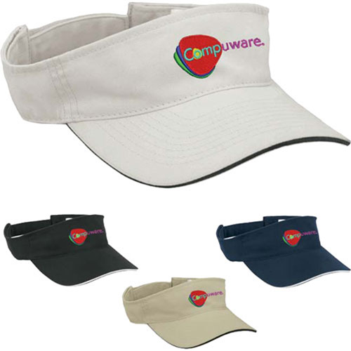Visor with Sandwich Accent