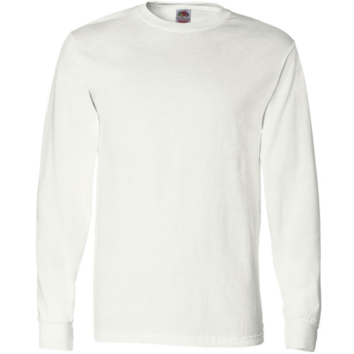 Long Sleeve Cotton T-Shirt (White)
