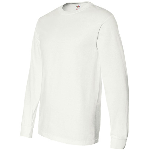 Long Sleeve Cotton T-Shirt (White)