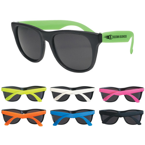Neon Rubber Sunglasses
