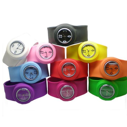 Fashion Promotion Gift Silicone Slap Watch