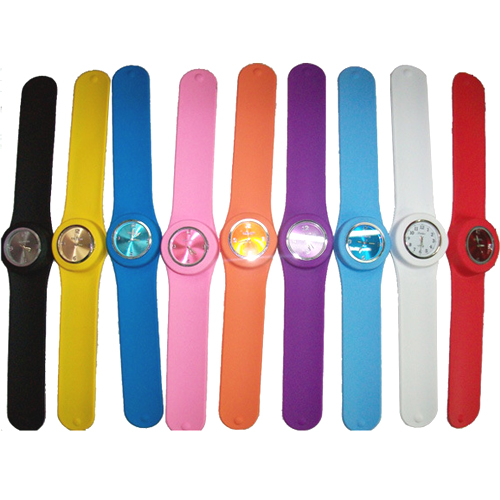 Fashion Promotion Gift Silicone Slap Watch