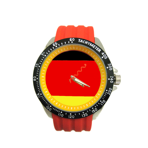 Top seller world cup 2014 promotional gift watch in brazil / Flag Silicone Wrist Watch