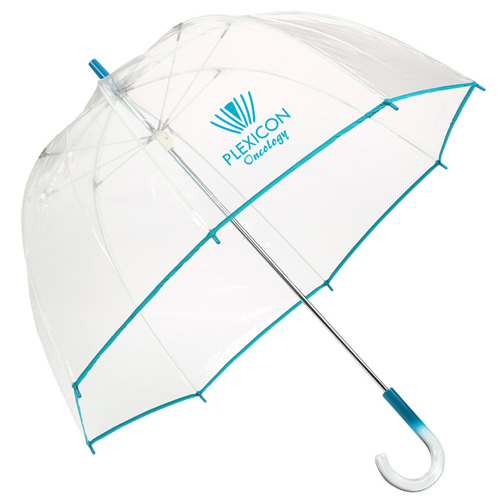 Colored Clear Bubble umbrella - 48' Arc