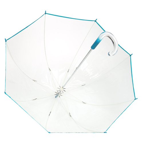 Colored Clear Bubble umbrella - 48' Arc