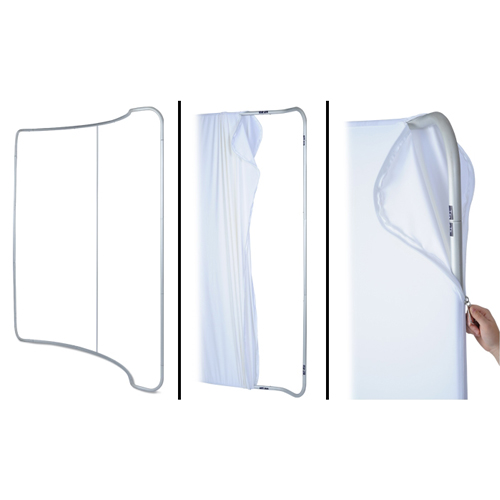 Tension Fabric Floor Display
