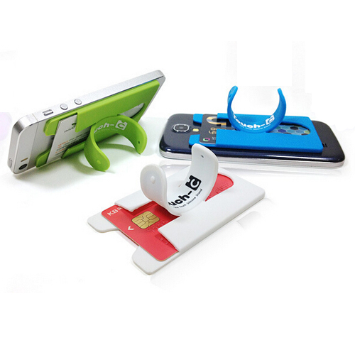 Touch E/ Silicone Cell Phone Card Holder Stand