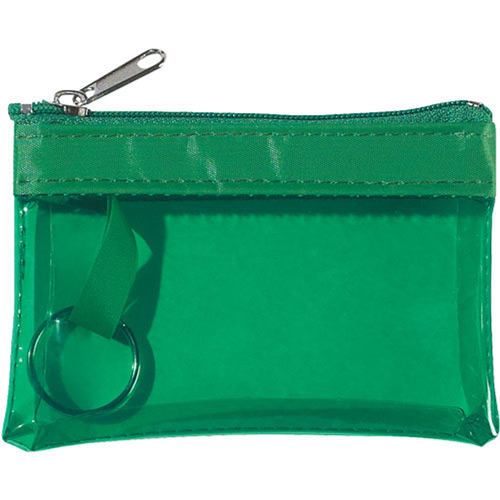 Translucent Zippered Coin Pouch