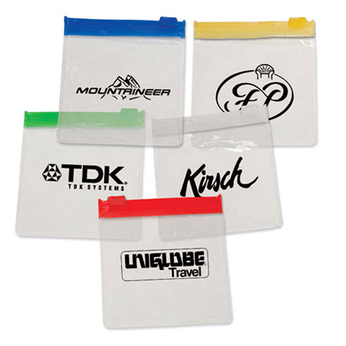 Clear Pouch with Color Trim