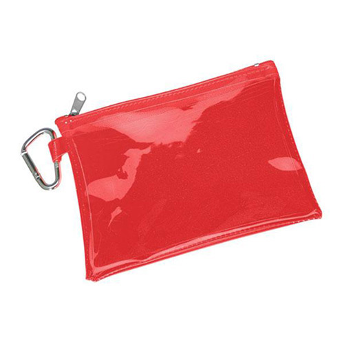 Large Translucent Pouch With Carabiner