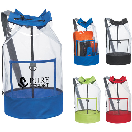 Clear Barrel Sling Bag