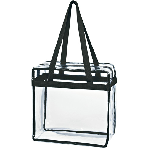 Clear Tote Bag with Zipper