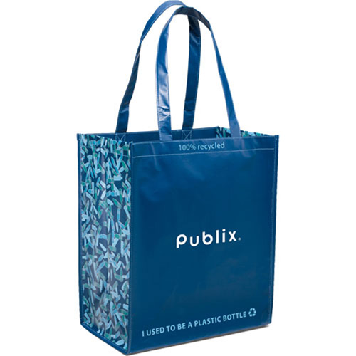 Laminated 100% Recycled Shopping Bag